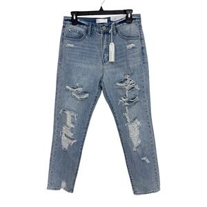 Petra 153 NWT❗️Distressed Frayed Ankle Jeans Women's 5/26